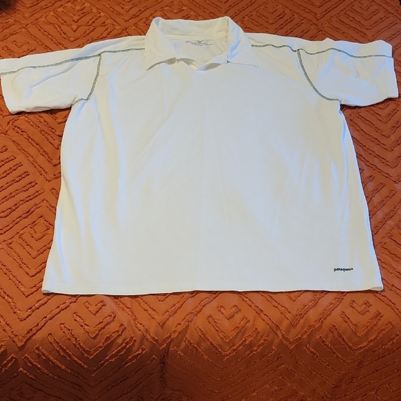 Patagonia Other - Patagonia White Polo Classic Cotton Blend Shirt